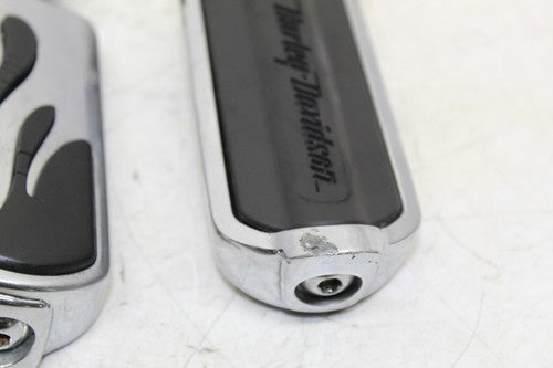 2004 Harley-davidson Road Glide Efi Fltri Front Foot Pegs Steps Set Pair Chrome