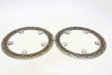 2002 Bmw K1200lt Front Left Right Brake Rotors Discs (one Is Minor Bent)
