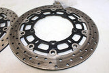 2007 Yamaha Yzf R6 Front Left Right Brake Rotors Discs