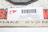 RACING 77552 PAD SET SEMI-METALLIC Brake Pads