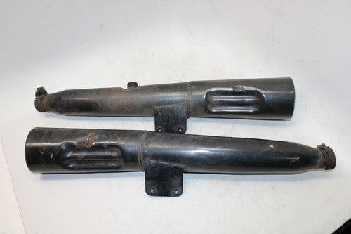 1983 Kawasaki Gpz750 Zx750a Exhaust Pipe Muffler Slip On Can Silencer