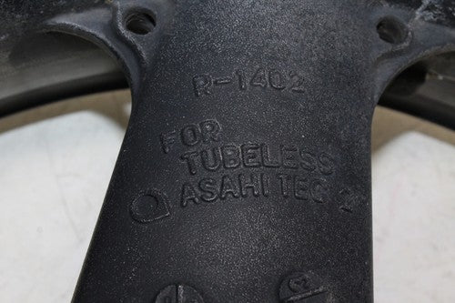 2001 Kawasaki Zrx1200 Rear Back Wheel Rim With Rotor