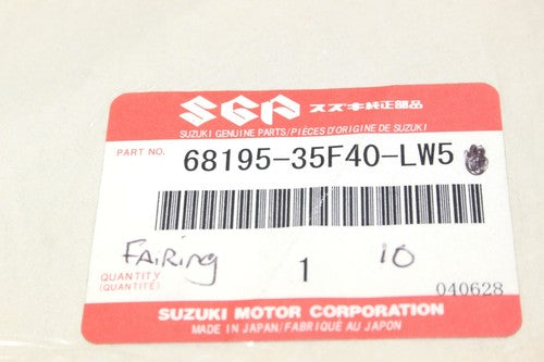 Suzuki GSXR750 2003 Left Undercowling Centre Sticker 68195-35F40-LW5