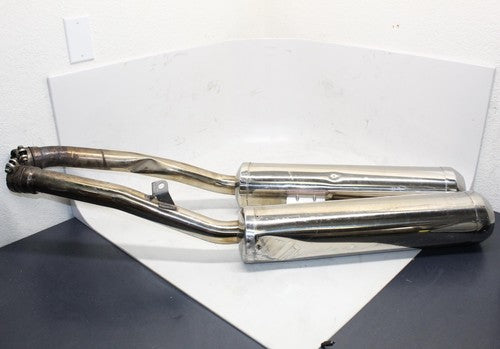 2010 Kawasaki Ninja Zx14 Zx1400c Exhaust Pipe Muffler Slip On Can Silencer