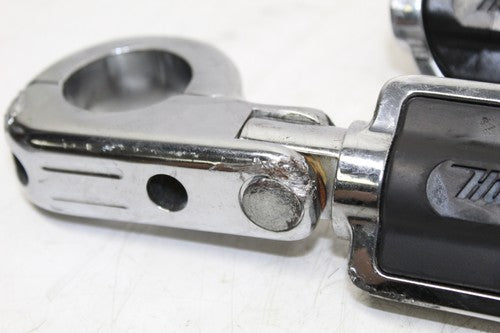2004 Harley-davidson Road Glide Efi Fltri Front Foot Pegs Steps Set Pair Chrome