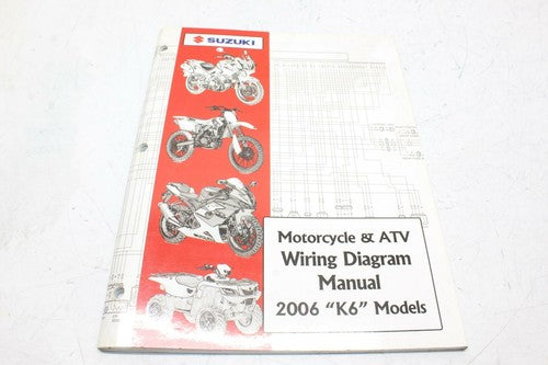 Suzuki Service Manual Book Motorcycle & ATV Diagram Manual K6 2006