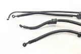 07-09 Yamaha Fz6 Front & Rear Brake Caliper Hoses Lines W/Clutch Cable OEM