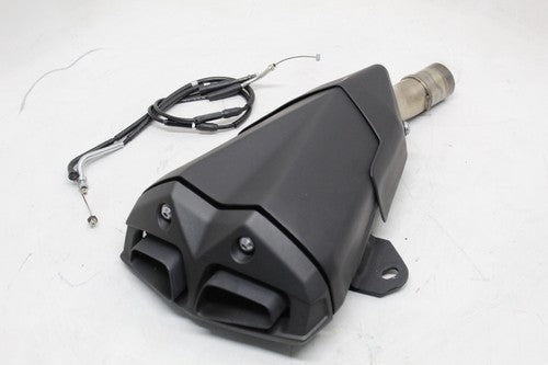 2013 Kawasaki Ninja 1000 ZX1000G LEFT EXHAUST PIPE MUFFLER SLIP ON CAN SILENCER