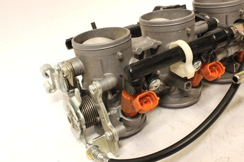 13-15 KAWASAKI NINJA ZX6R ZX636F ABS MAIN FUEL INJECTORS / THROTTLE BODIES OEM