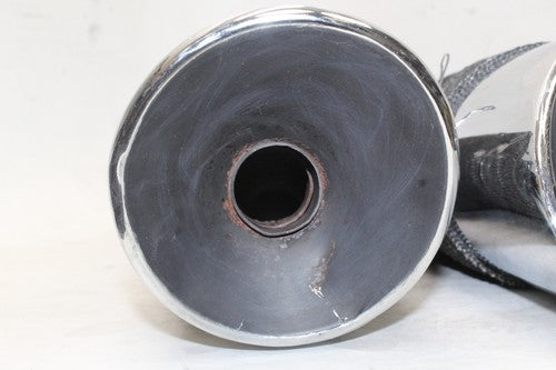 2008-15 Triumph Rocket Iii Roadster Muffler Exhaust Silencer Pipe Set Pair