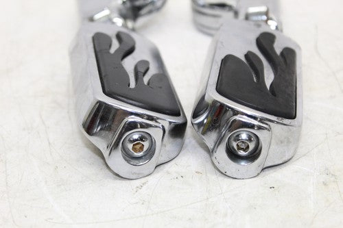 2004 Harley-davidson Road Glide Efi Fltri Front Foot Pegs Steps Set Pair Chrome