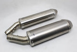 Ducati 1098 1098R 1198 848 EXHAUST PIPE MUFFLER Akrapovic Titanium Twin Silencer