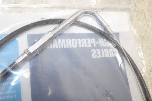 Drag Specialties Alternative Length Black Vinyl Idle Cable 0651-0147 42in