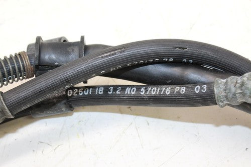 2001 Kawasaki Klr650 Brake Caliper Hoses Lines And Cable Set OEM