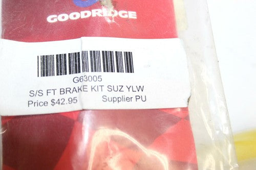 G63005  S/S FT BRAKE KIT SUZ  YLW