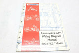 Suzuki Service Manual Book Motorcycle & ATV Diagram MANUAL K2 2002