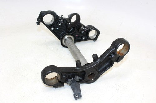 2009 Kawasaki Ninja 250r Ex250j Front Forks Clamp Lower Triple Tree Stem