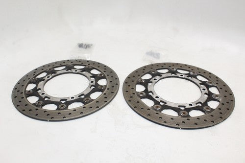 2003-05 Yamaha Yzf R6 Front Left Right Brake Rotors Discs 5sl-2581t-10-00 OEM