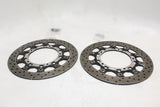 2003-05 Yamaha Yzf R6 Front Left Right Brake Rotors Discs 5sl-2581t-10-00 OEM