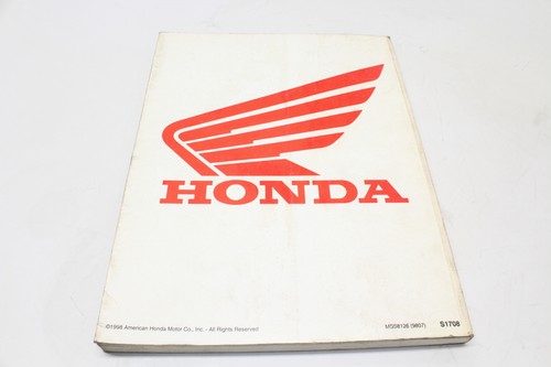 1998 Honda Pro 1st Step Self Study Training Manual New Honda Technicians