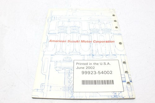 Suzuki Service Manual Book Motorcycle & ATV Diagram MANUAL K2 2002