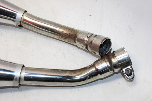 2006 Kawasaki Ninja 250r Ex250f Exhaust Pipe Muffler Slip On Can Silencer Pair