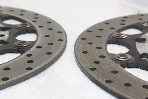 2003-05 Yamaha Yzf R6 Front Left Right Brake Rotors Discs 5sl-2581t-10-00 OEM