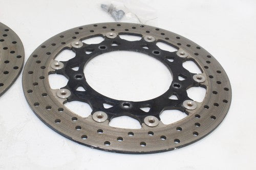 2003-05 Yamaha Yzf R6 Front Left Right Brake Rotors Discs 5sl-2581t-10-00 OEM