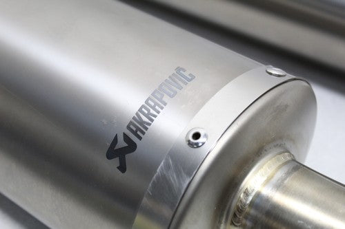 Ducati 1098 1098R 1198 848 EXHAUST PIPE MUFFLER Akrapovic Titanium Twin Silencer