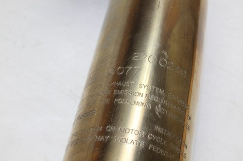 1998 Triumph Tiger Exhaust Pipe Muffler Slip ON Can Silencer OEM