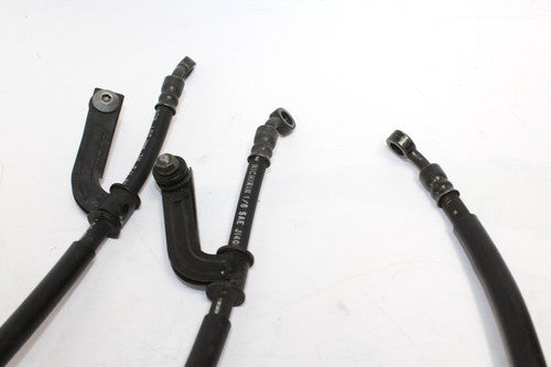 2012 YAMAHA YZF R6 FRONT REAR BACK ABS HOSE SET LINES HOSES OEM