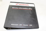 Honda Service Information CD's Motorcycle/ ATV /Scooter /PWC CD