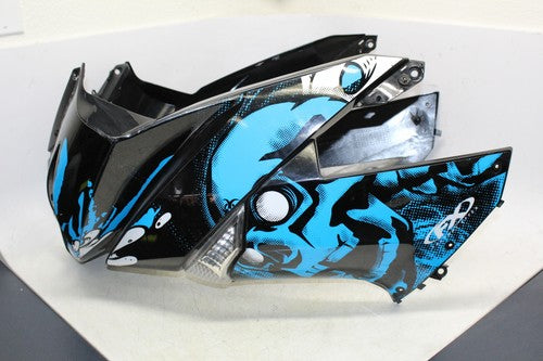 2011 Kawasaki Ninja 650r Ex650c Front Upper Nose Fairing Side Cowl Shroud Set