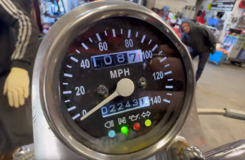 1989 Harley-davidson Heritage Softail Classic Flstc Gauges Meter Speedo Tach