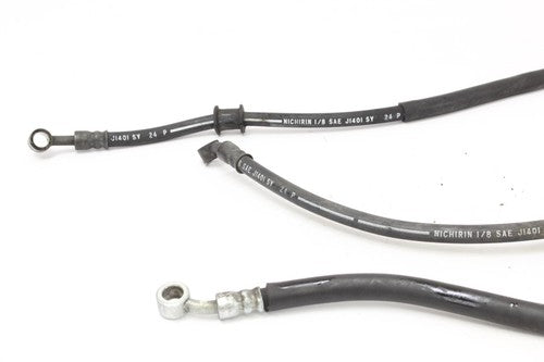 07-09 Suzuki Sv650s Brake Caliper Hoses Lines OEM