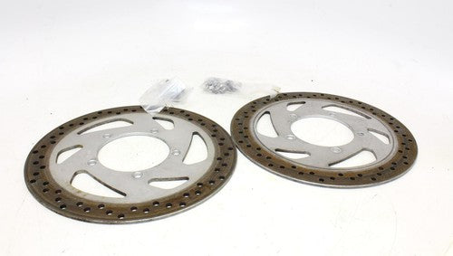 2004 Suzuki Intruder 1500 Vl1500 Front Left Right Brake Rotors Discs
