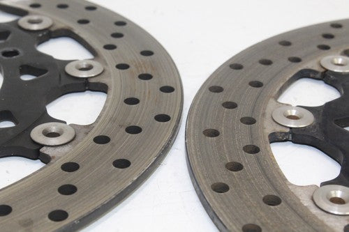 2003-05 Yamaha Yzf R6 Front Left Right Brake Rotors Discs 5sl-2581t-10-00 OEM