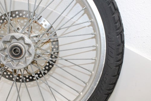 1996 Husaberg Fe350 Te350 Front Wheel Rim TIre W/ Rotor OEM