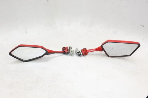 2008-12 Kawasaki Ninja 250r Ex250j Rear View Mirror Set Pair Mirrors