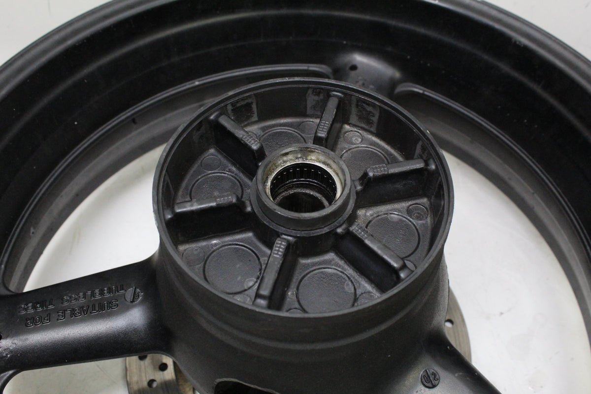 2003 YAMAHA FZ1 FZS1000 FAZER OEM REAR WHEEL RIM 17X5.50 W BRAKE ROTOR