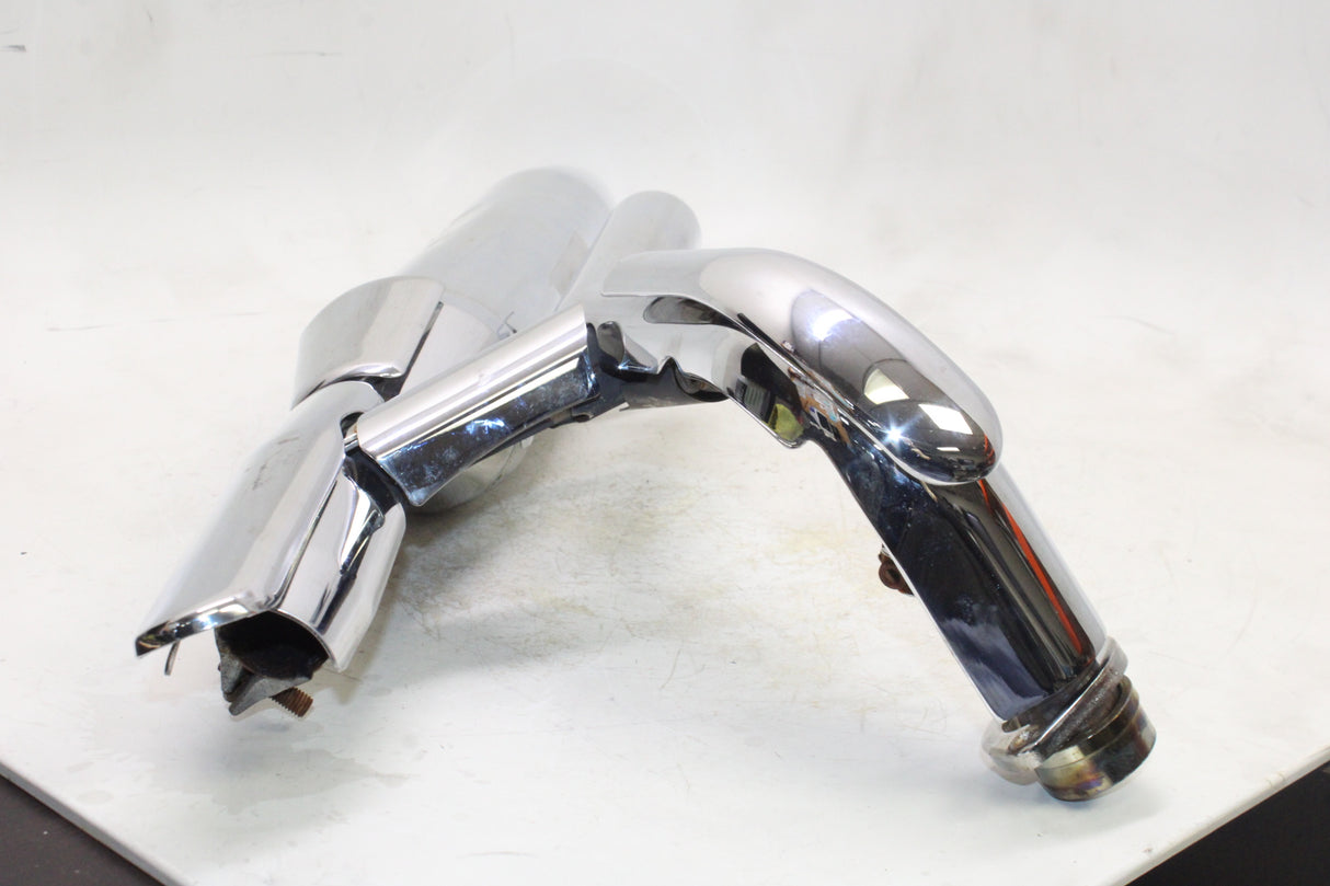 2007 Yamaha V Star 650 OEM RIGHT LOWER EXHAUST MUFFLER W HEADER