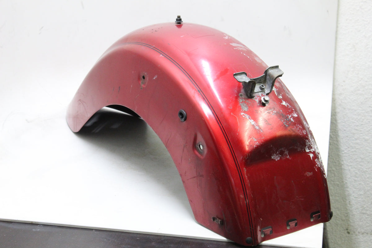 2007 YAMAHA XVS650 V STAR 650 OEM REAR FENDER RED CLASSIC