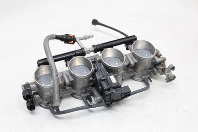 07-08 KAWASAKI NINJA ZX6R OEM MAIN FUEL INJECTORS / THROTTLE BODIES
