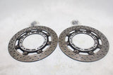 00-03 YAMAHA YZF R1 OEM FRONT LEFT RIGHT BRAKE ROTORS DISCS