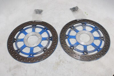 97-98 SUZUKI GSXR600 OEM FRONT LEFT RIGHT BRAKE ROTORS DISCS