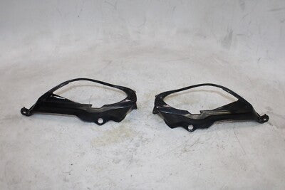 07-08 KAWASAKI NINJA ZX6R OEM HEADLIGHT FAIRING COVERS PAIR