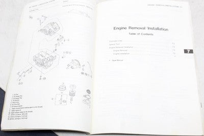 1988-1997 KAWASAKI NINJA 250R EX250F OEM SERVICE MANUAL BOOK
