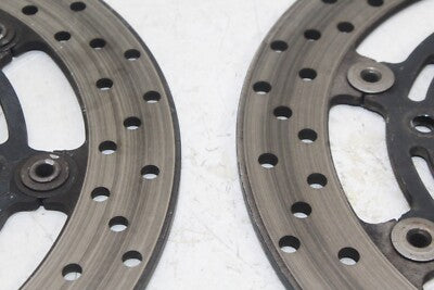 04-09 YAMAHA FZ6 OEM FRONT LEFT RIGHT BRAKE ROTORS DISCS