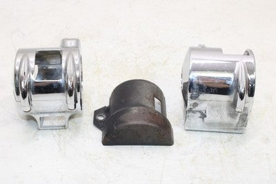 2002 HONDA VTX1800C OEM CHROME SWITCH HOUSING COVERS SET