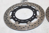 00-03 YAMAHA YZF R1 OEM FRONT LEFT RIGHT BRAKE ROTORS DISCS